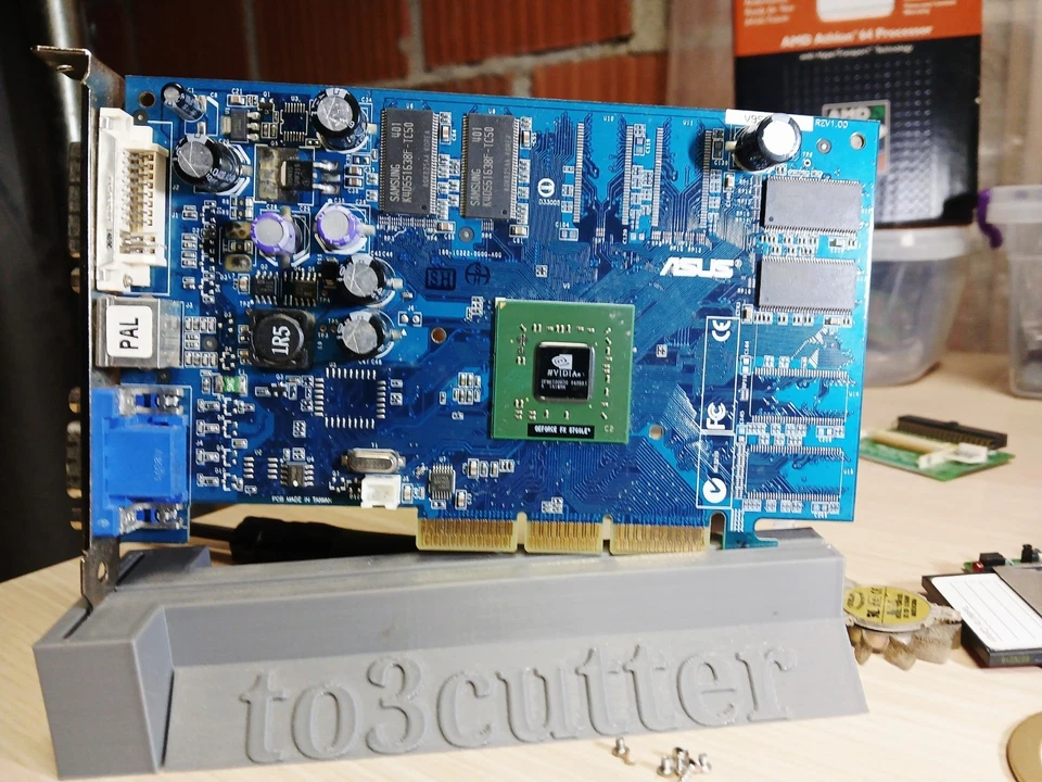 VINTAGE - ASUS Nvidia Geforce FX 5700 V9570LE 128MB , AGP 4X / 8X - TESTED OK!!! - Image 3 of 4