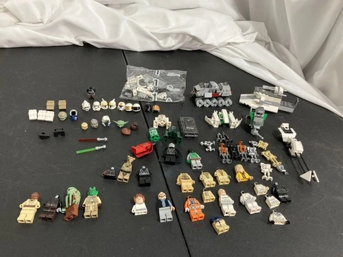 LEGO Star Wars Minifigure Parts Lot Helmets, Bodies, Heads, Droids, accessories