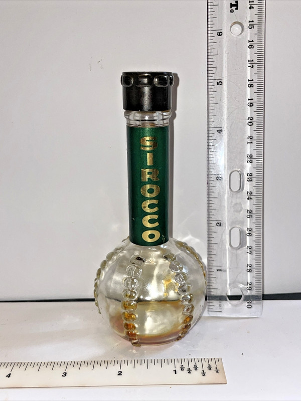 Vintage Sirocco By Lucien Lelong Empty Perfume Bottle 2.5 Oz