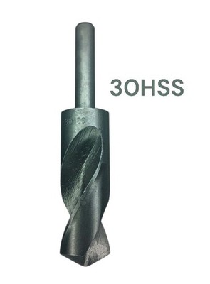 Reduced Shank Drill Bit High Speed Steel HSS Oxide with 1/2 Inch Straight Shank