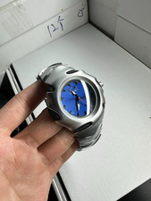 Oakley Blade Vintage Y2K Watch New Unworn Blue Dial Retro 2000s Millennium Wrist