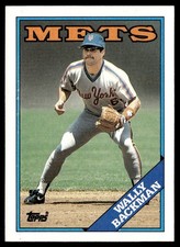 1988 Topps Wally Backman New York Mets #333