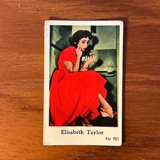 1955-58 Dutch Gum Nr Set Elizabeth Taylor #981