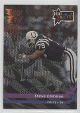 1992 Wild Card Stat Smashers Steve Emtman #SS-9 Rookie RC 0q3. rookie card picture