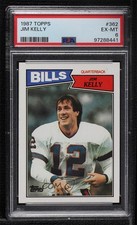 1987 Topps Jim Kelly #362 PSA 6 HOF 1an5