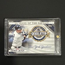 2020 Topps Update 20 Years of the Captain Commemorative Patches Jeter #20YCC-13