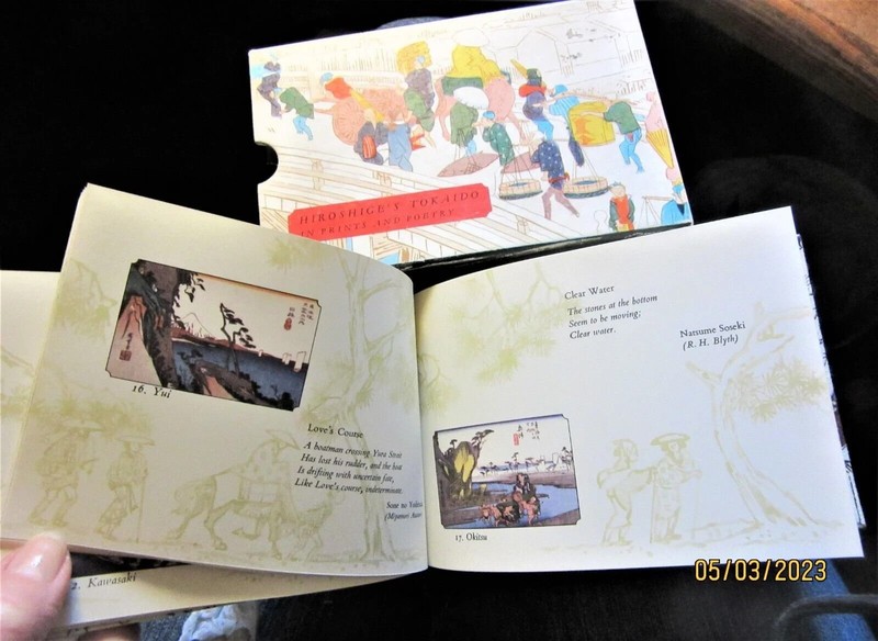 Hiroshige's Tokaido Japanese prints / poetry Japan Book 