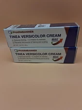 Lot Of 2 Pharmbanner Tinea Versicolor Cream - Max Strength - 2.02 oz - Exp 01/27