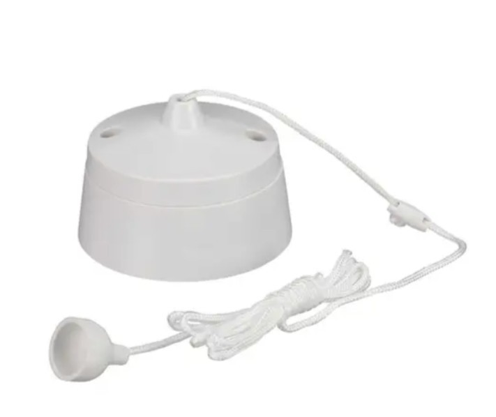 Pull Cord Ceiling Light Switch For Bathroom / Toilet 10A - Click PRC009 10 Amp - Image 2