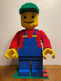 Lego 3723 Advanced Models Minifigure Sculpture Set Incomplete