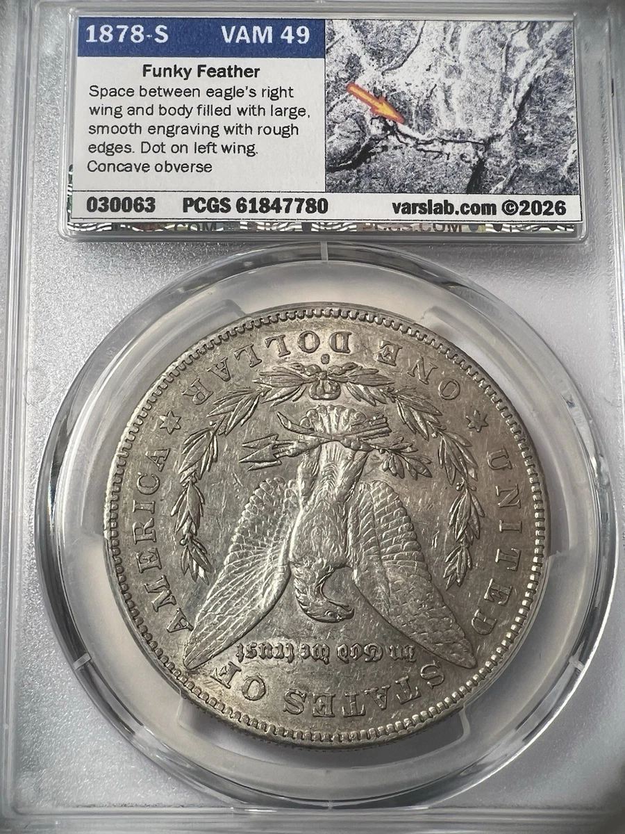 AU 50 Graded 1878 Year Morgan US Dollars (1878-1921) for sale | eBay