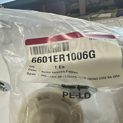 #ad LG Pressure Switch 6601ER1006G Washer Pressure Switch Assembly Part $15.00