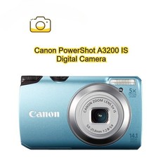 Canon PowerShot A3200 IS Digital Camera 14.1MP 5x Optical Zoom Smile Detection