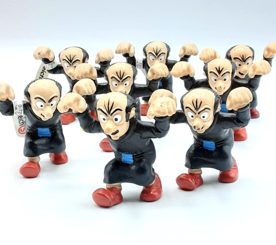 Schlumpf-Figur 20418 Jagender Gargamel Smurf Puffi Piufo Schleich 6 cm PVC - Bild 2 von 4