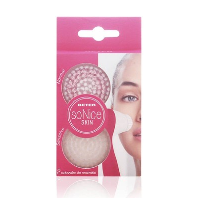 Ersatzbürstenköpfe für Sonice Skin Gesichtsbürsten 2 Stück besser