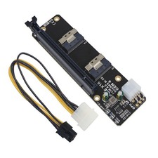 GEN4 For Network SlimSAS 8i x2 to PCIe4.0 x16 Slot Adapter SFF8654 Riser Card