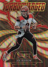 2020 Panini Select #T20 Joe Burrow Turbocharged Prizm