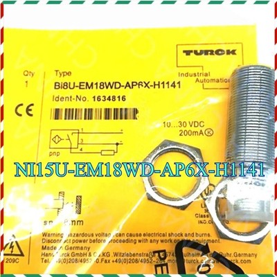 1PCS NEW NI15U-EM18WD-AP6X-H1141 1634818 TURCK Proximity Switch Fast Ship ###