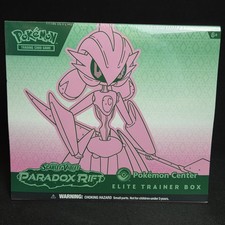 Caja Entrenador Elite Centro Pokémon Grieta Paradoja Sellada ETB Escarlata y Violeta