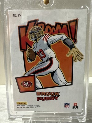 2025 Panini Absolute - Kaboom! Horizontal Brock Purdy #25 | eBay