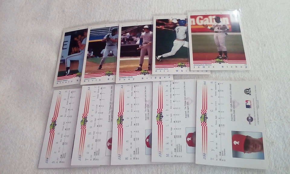 1992 Classic/Best Baseball 200-299 part. set Pick cards that you may want/need. - Image 4 of 4
