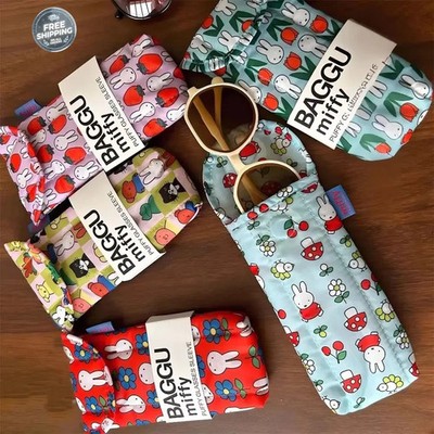 Miffy Rabbit Glasses Storage Bag Cartoon Sunglasses Case Magnetic Closure Gift