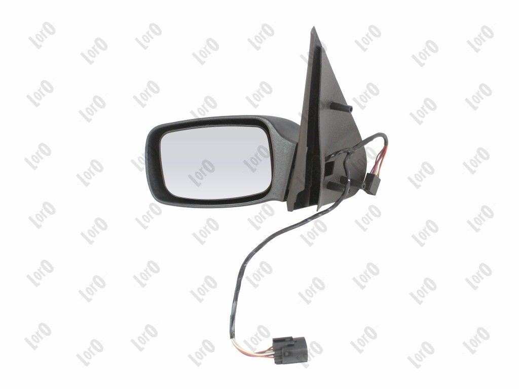 ABAKUS Exterior Mirror 1209M05 Left Convex Heated Electric 5-Pol Black