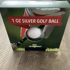 ICONMINT 2023 Samoa 1 oz Silver Golf Ball White Enamel Collectible