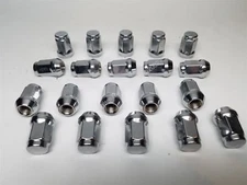 BMW E10 2002tii E9 Coupe E30 E28 E24 E34 Chrome Lug Nuts for Alloy Wheels 12x1.5