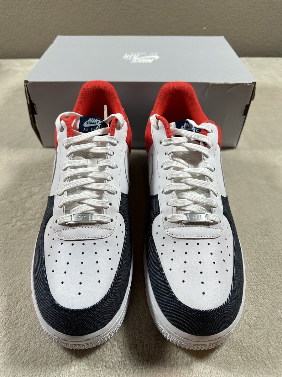 スニーカー Nike Air Force 1 Low USA Denim Nike Air Force 1 Low USA Denim DJ5174-100 | SneakerNews.com