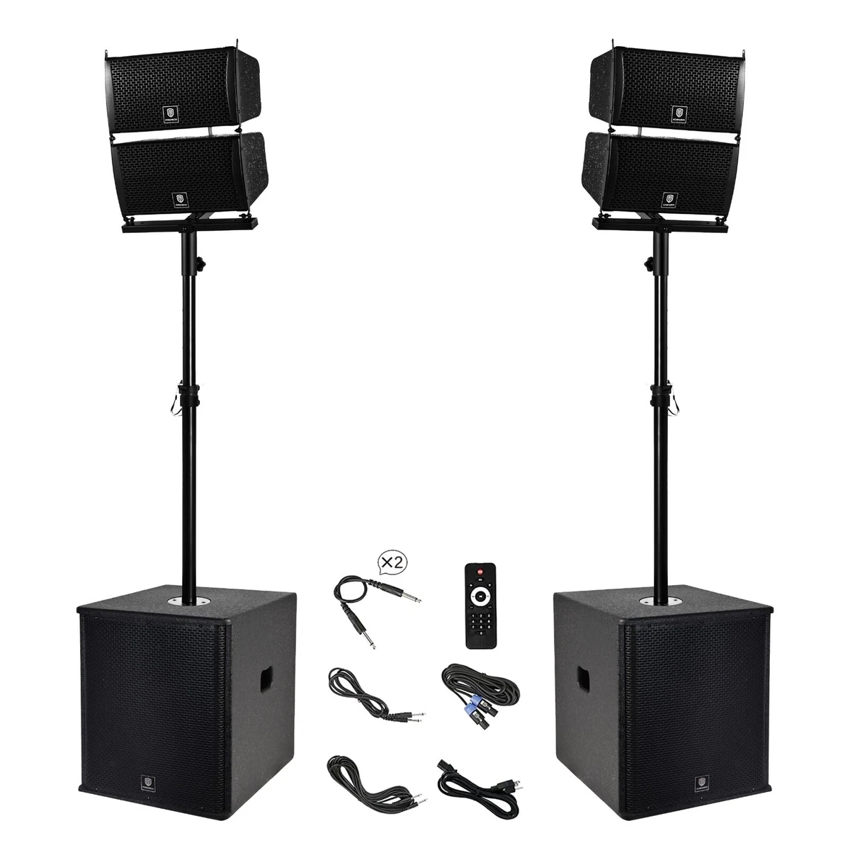 PRORECK CLUB 6000 Line Array Speaker PA System 15 inch Bluetooth