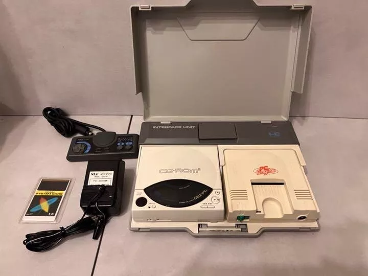 PC Engine INTERFACE UNIT IFU-30 CD ROM2 Console tested from Japan