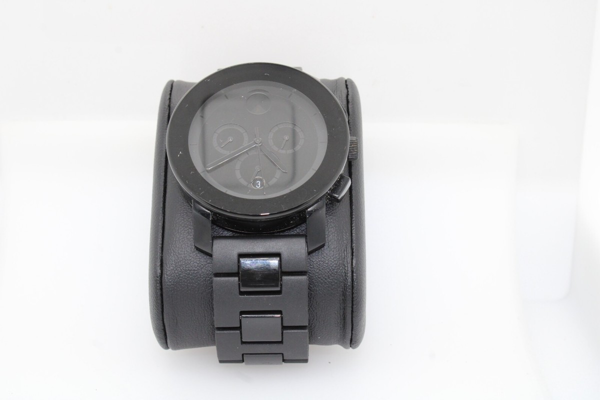 Movado Bold Mens Watch 42mm Model #Mb 01.1.29.6016 Black Movado Bold Mens Watch 42mm Model #Mb 01.1.29.6016 Black