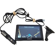 GARMIN NUVI GPS Navigation Bundle Car Travel Map 145-01615-10 Tested Works