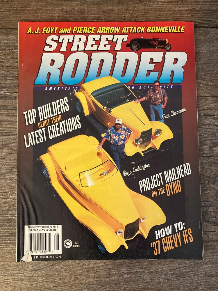 Street Rodder Magazine - August 1997 - Boyd Coddington & Pete Chapouris