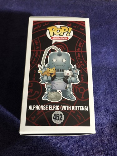 Funko Pop Alphonse Elric with kittens Hot Topic Exclusive NEW RARE VAULTED - Picture 4 of 8