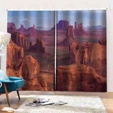 Amazing vast and desert Gobi Printing 3D Blockout Curtains Fabric Window