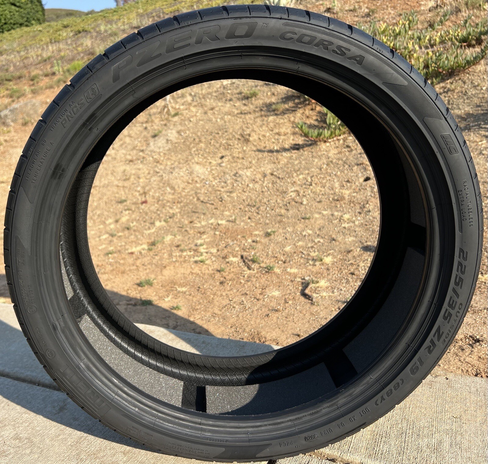 Set of TWO BRAND NEW 225/35ZR19 Pirelli P Zero Corsa PZC4 MC McLaren PNCS Tires