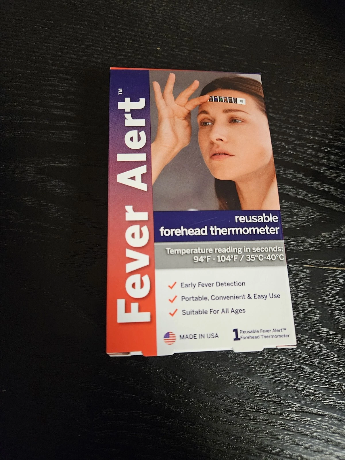 Box Of 96 Units-Fever Alert Reusable Forehead Thermometer Strip
Opens in a new window or tab