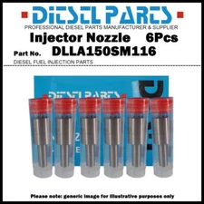 6x Diesel Fuel Injector Nozzle Tips NP-DLLA150SM116 for Mitsubishi Fuso 6D16T7