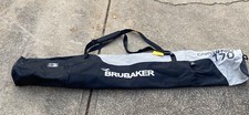 BRUBAKER PRO 170 CARVER SKI BAG 67" long Used Black Gray