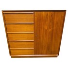 Vintage Danish Modern Teak High Chest
