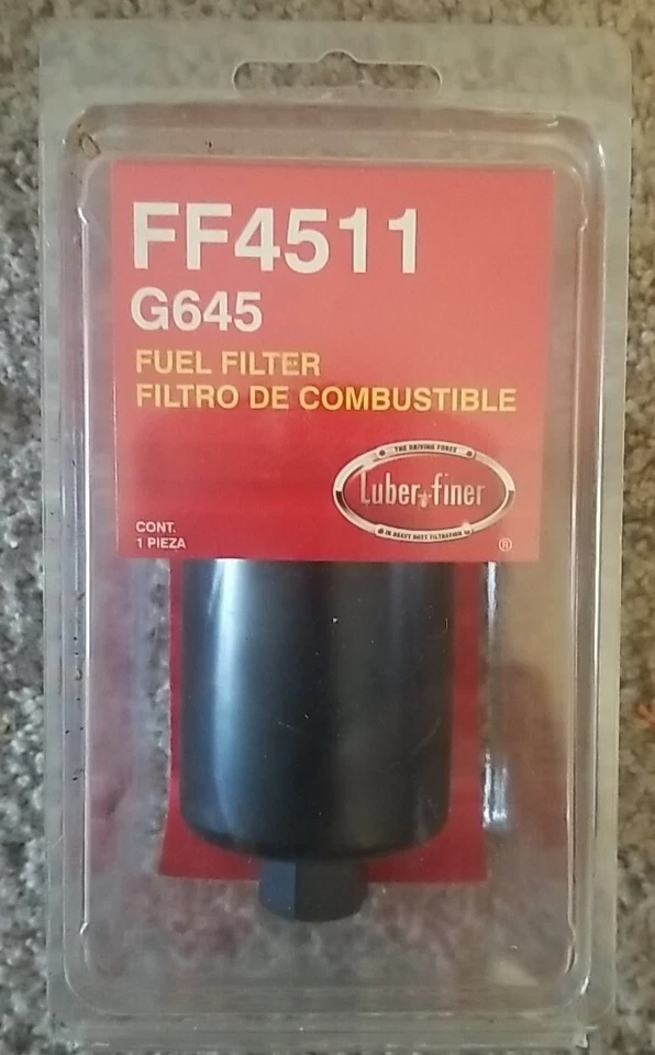 批量 5 件 FF4511 G645 燃油过滤器 Luber Finer G 645 1997 - 2005 Chev GMC Olds — 第 2/3 张图片