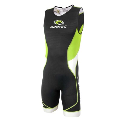 Aropec 109M BZ Triathlon Kompressions Einteiler Herren mit Rückenreißverschluss