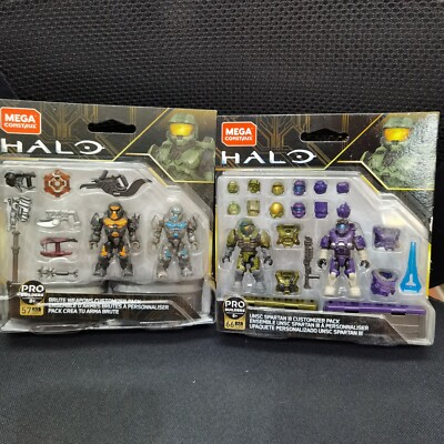 #ad Mega Halo Brute Weapons Customizeramp;UNSC SPARTAN lll CUSTOMIZER PACK DXR57 GLB76 $48.50