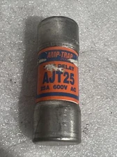 🔥Gould Amp-Trap AJT25 25A 600VAC Time Delay Fuse, Used, Free Ship🇺🇸