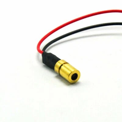 JOLOOYO 780nm 3mW IR Dot Laser Diode Module DC3V Infrared Mini Brass 6x10mm