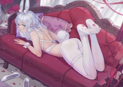 Azur Lane le malin listless lapin armband bunny Custom Gaming Mat Desk 9384