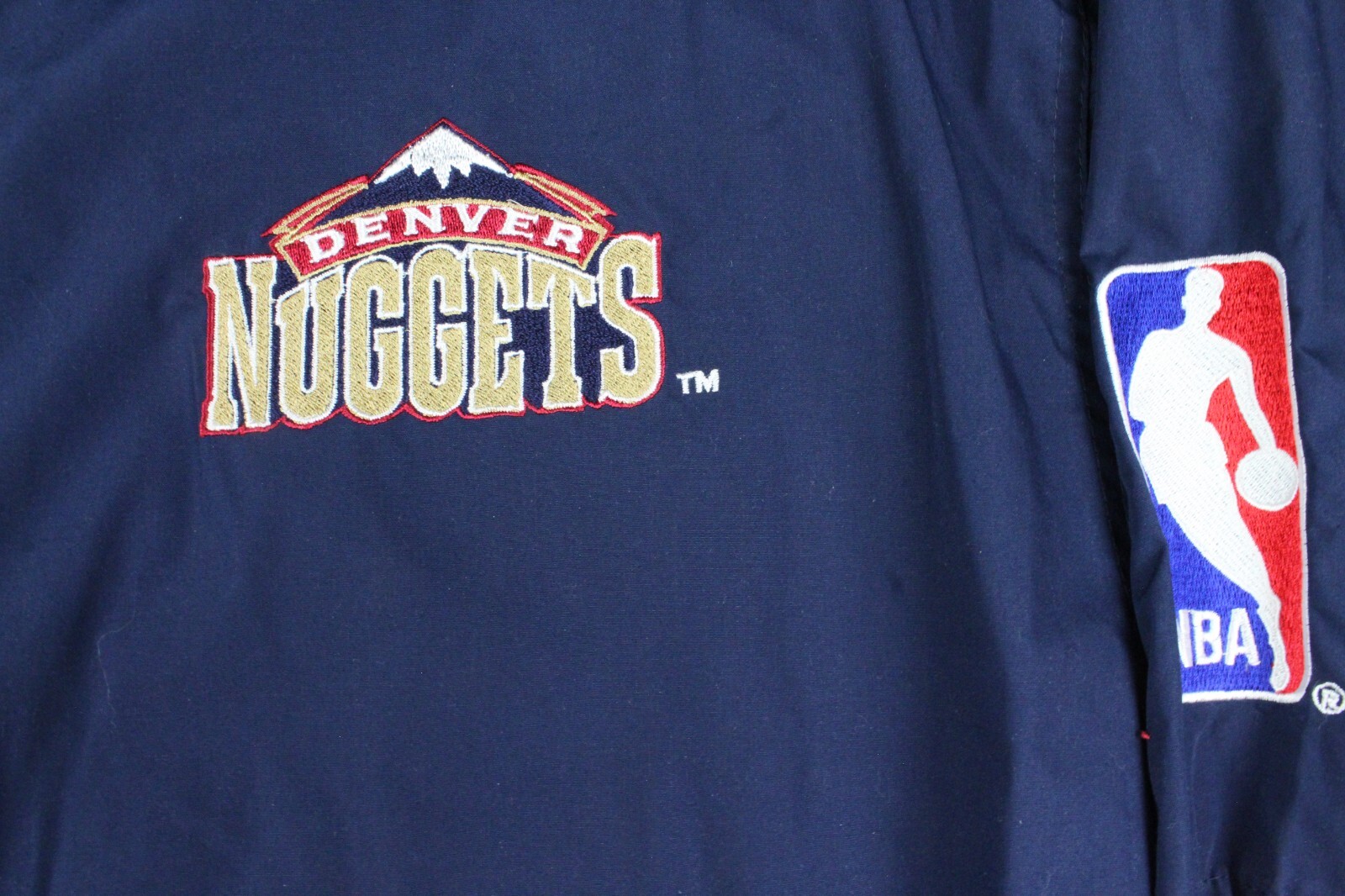 Denver Nuggets Vintage 90's Logo Athletic Full Zip Windbreaker Jacket