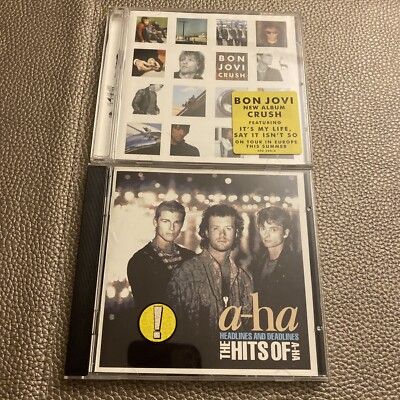 Bon Jovi-Crush( CD ) & a-ha ( Headlines And Deadlines , CD )2CD s Für 5 